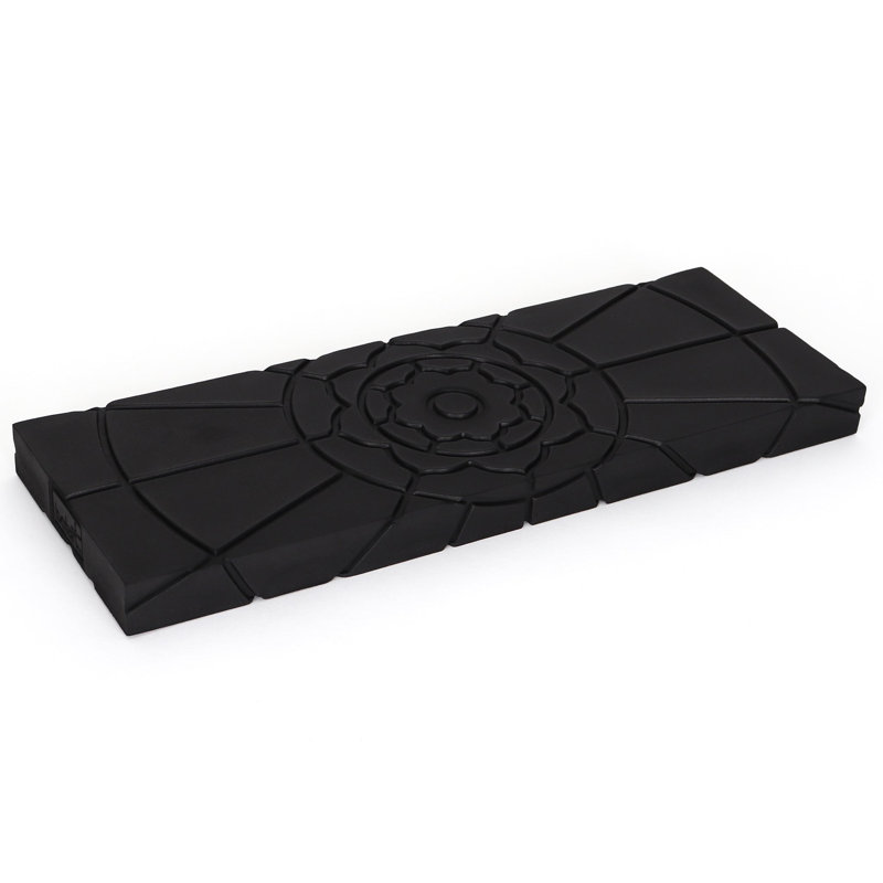 Yakira Outdoor 1'' Bench Seat Cushion, Black