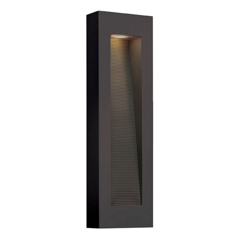 Luna 2-Light Outdoor Flush Mount Ceiling Light, Bronze, Petit, DEL