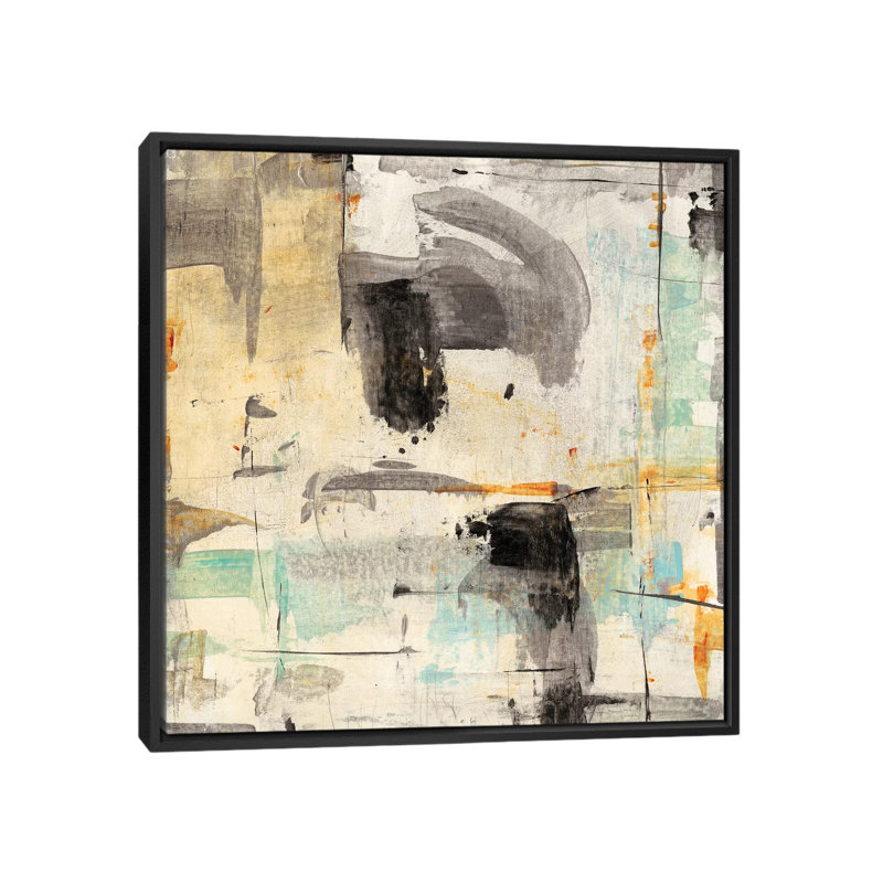 « imagination ii », impression sur toile, H 18 po x l 18 po x P 1,5 po, Toile avec cadre noir, Pas de tapis