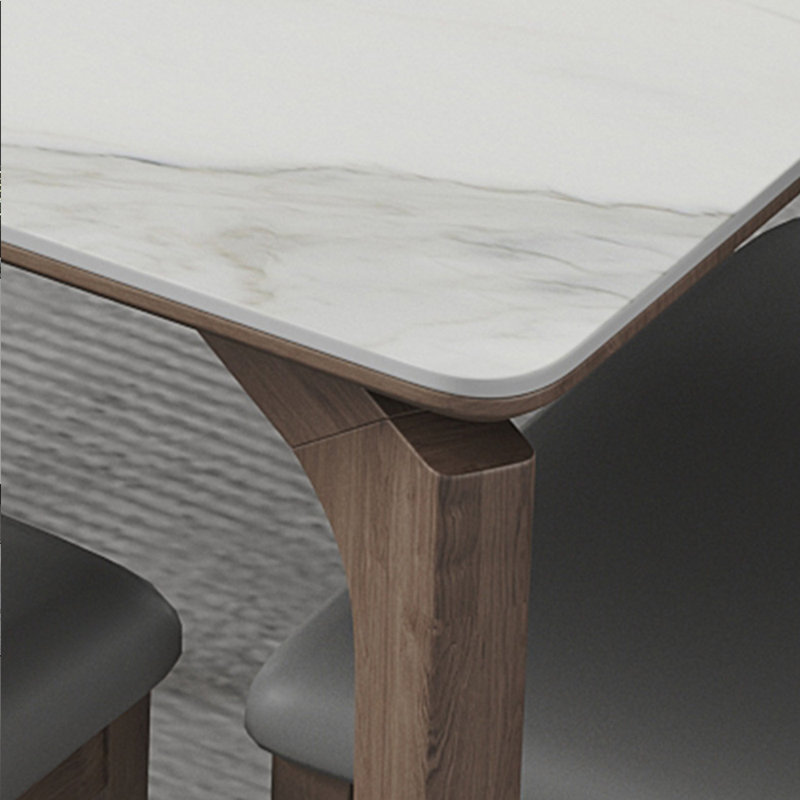 Ensemble de table de salle à manger et de chaises Light Rock, H 29,52 po x L 70,86 po x l 35,43 po