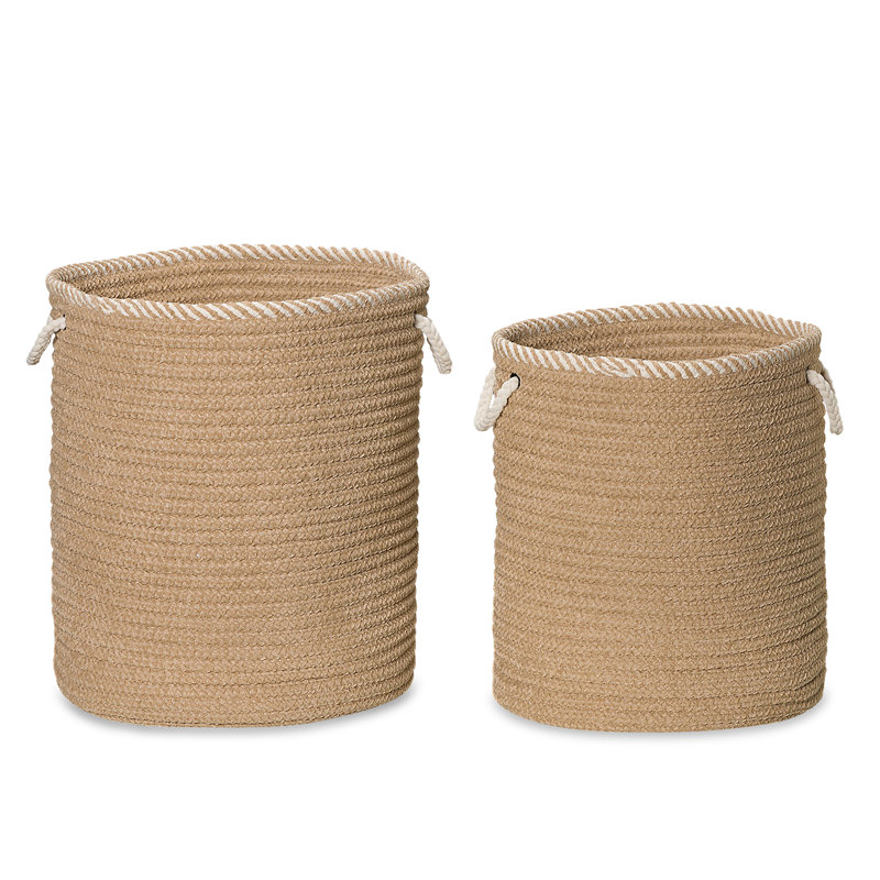 Panier à linge doux, Petit (18 po x 15 po x 15 po), Beige
