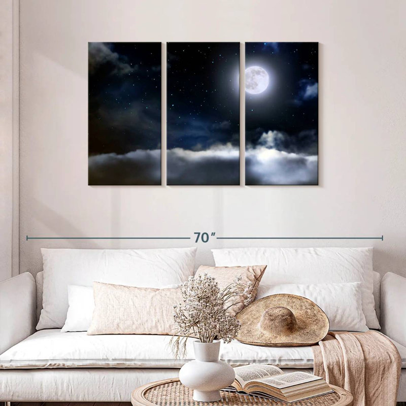 Oberle Glowing Moon, 28" H x 45" W