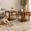 Ensemble de 2 tables de bout d'angle-753833746-753833758