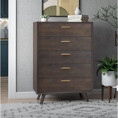 Commode standard 5 tiroirs Lise