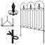5 panneaux de clôture et bordures de jardin décoratifs pour chiens 24 po (H) x 10 pi (L)-55811263-55811264