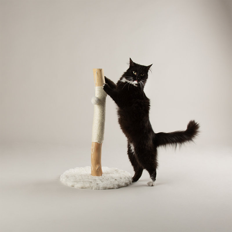 Scruffs Rockies Cat Scratching Tree, Cream
