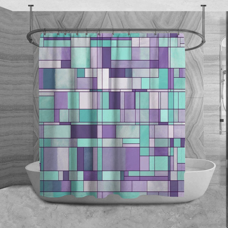 Rideau de douche Lafawn, H 73 po x l 70 po