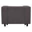 Upholstered Corduroy Club Chair-1420975107