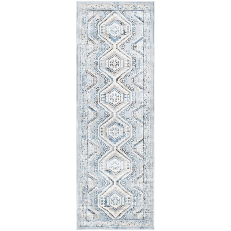 Abstract Indoor Rug, Runner 2' x 6'