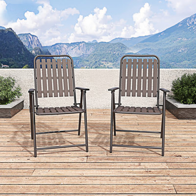 Ensemble de 2 chaises pliantes