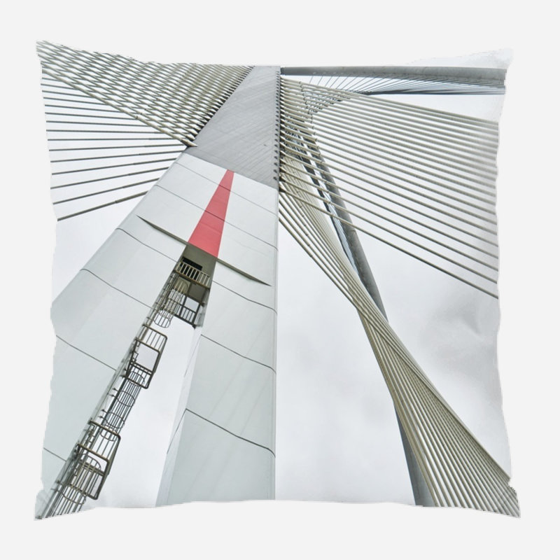 Daniel Microsuede Reversible Throw Pillow