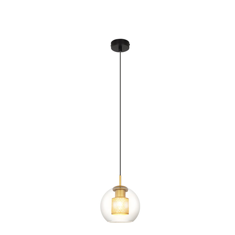 Shizue 1 - Light Gold Sphere Pendant