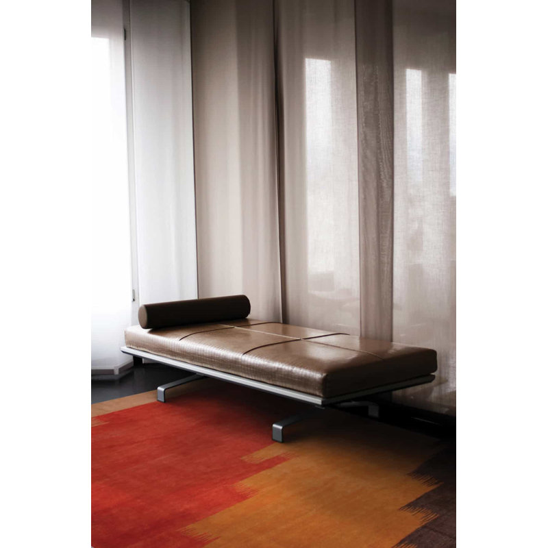Contemporary Hand Knotted Striped Area Rug, Rectangle 12' x 18'