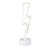 11.5" White Battery Operated Neon Style LED Lightening Bolt Table Light