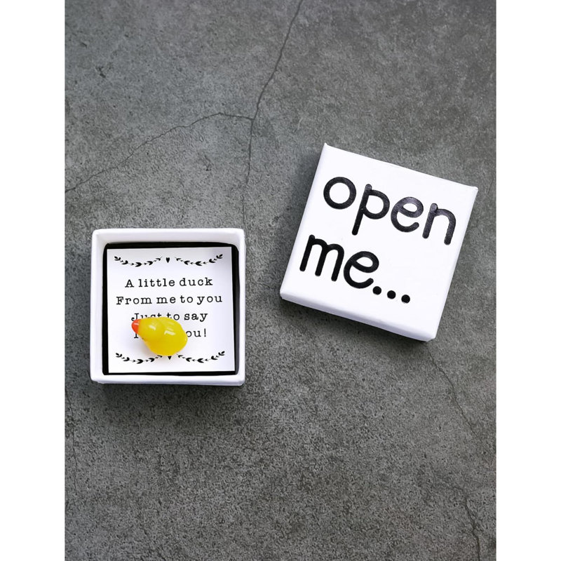 I Love You Gift Duck Gift Boîte-cadeau pour la Saint-Valentin