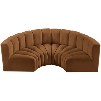 Hiten Upholstered Curved Sectional Reversible