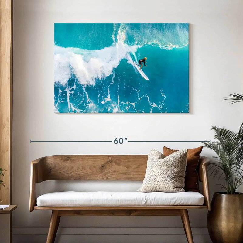 Senne Crest Wave Surfing, 30" H x 45" W