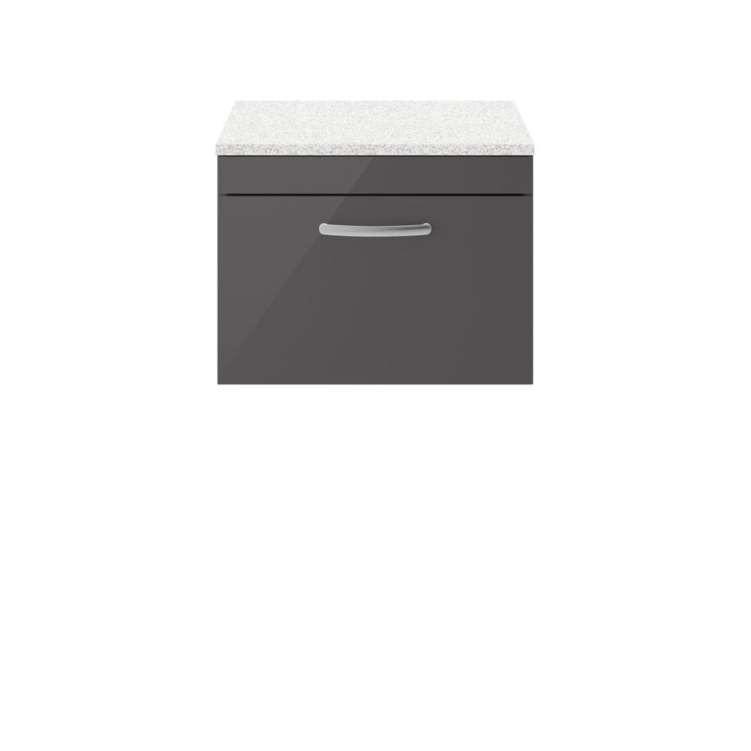 Athena 60.5 Single Bathroom Vanity Base Only in Gloss White