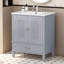 Meuble-lavabo avec lavabo et armoire avec tiroirs-107202001-107202002