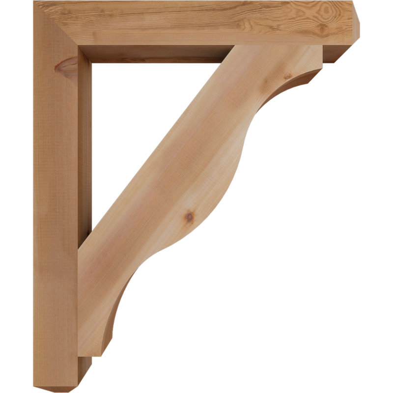 Support pour artisan Funston, Lisse, Cèdre rouge, H 36 po x l 3,5 po x P 30 po