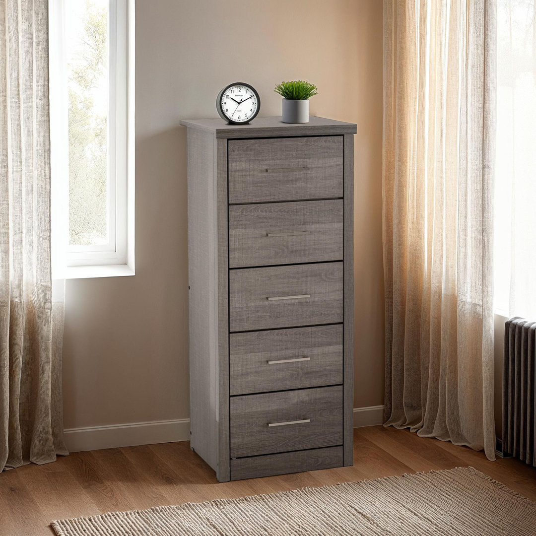 Kelton 5 Drawer 48Cm Tallboy