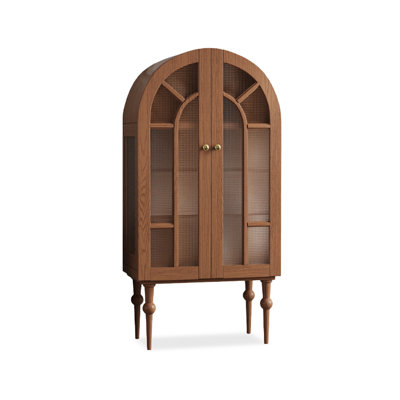 Reddish brown Solid wood Display Cases
