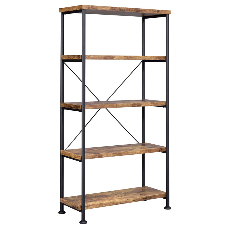 Bibliothèque à 4 tablettes, Brun
