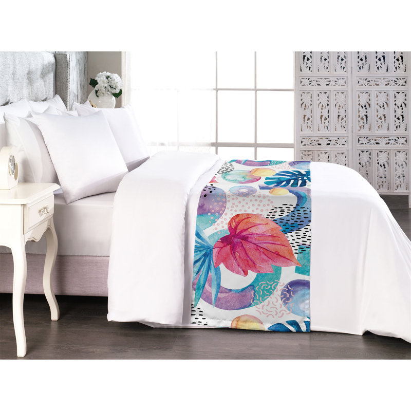 Tapis de couloir Ambesonne Exotics Hawaii Memphis, Très grand