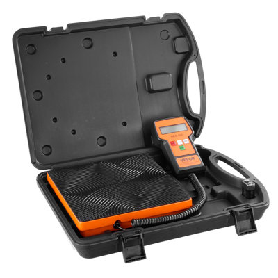Balance réfrigérante 220 LBS HAVC charge récupération récupération Fréon, avec télécommande câblée, balance de récupération numérique 5G haute précision avec boîtier et pile sèche