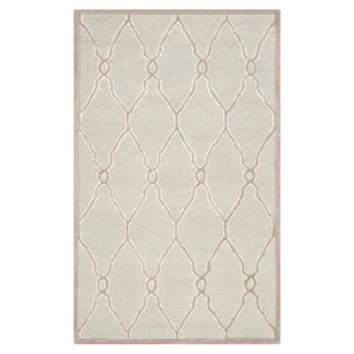 Cannen Hand Tufted Wool Geometric Rug