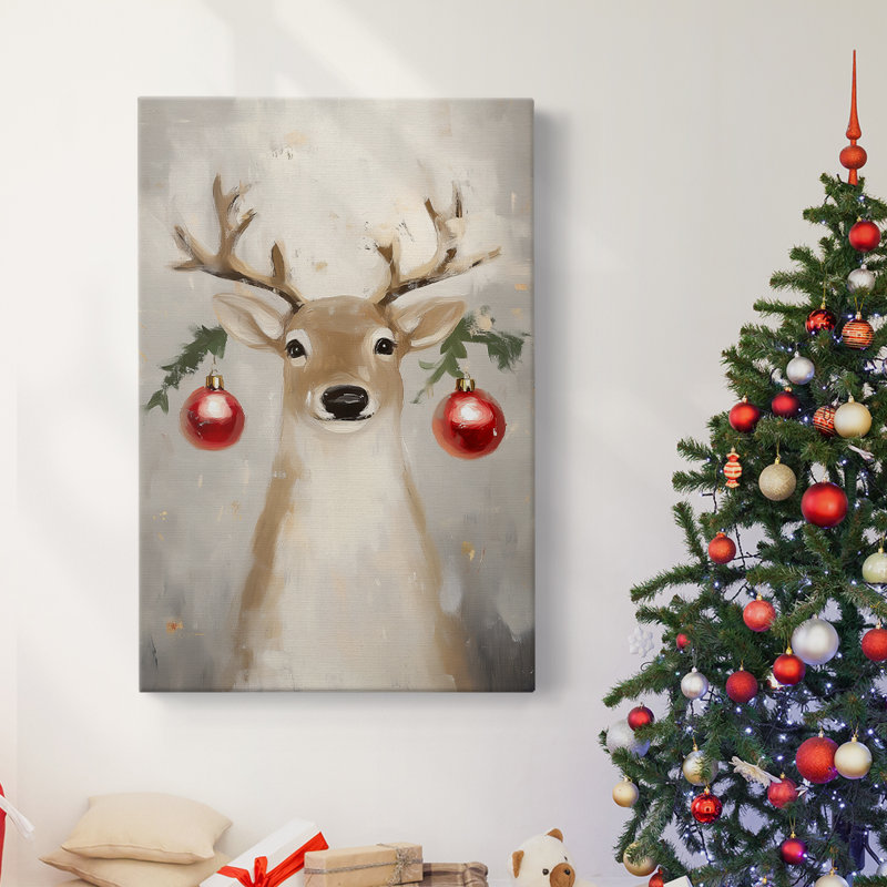 Art des Fêtes de Noël - Toile tendue avec châssis - Série 2-CECXCV III, 12" H x 8" W