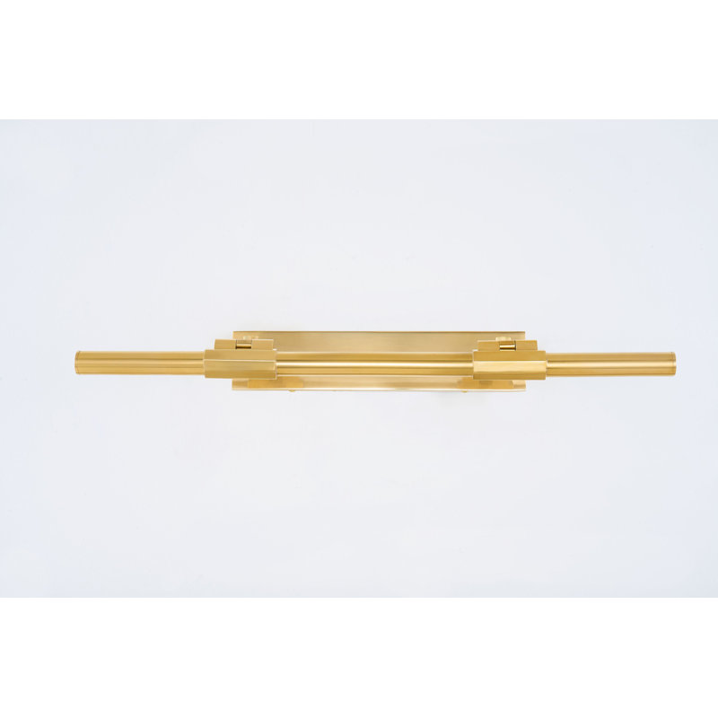 Melbourne 1 Light Picture Light, 2.75" H x 23.75" W x 23.75" D, Aged Brass/Distressed Bronze