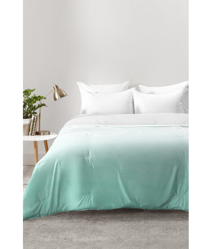 Social Proper Modern & Contemporary Polyester Machine Printed Ombre Comforter, King Comforter + 2 King Shams