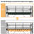 Metal Twin Size Loft Bed with 18" High Guardrail, Removable Ladder, Space-Saving, Noise Free, No Box Spring Needed, Black