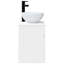 Single Bathroom Vanity with Ceramic Basin-264747387