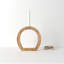 Femke 8" Wood Tabletop Candlestick