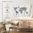 " Brick Typography Map " 3 - Pieces-93024463