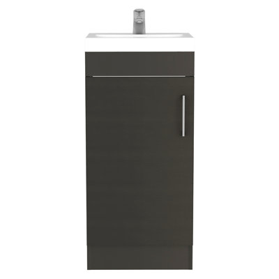 Lavabo pour salle de bain Jozz, noir