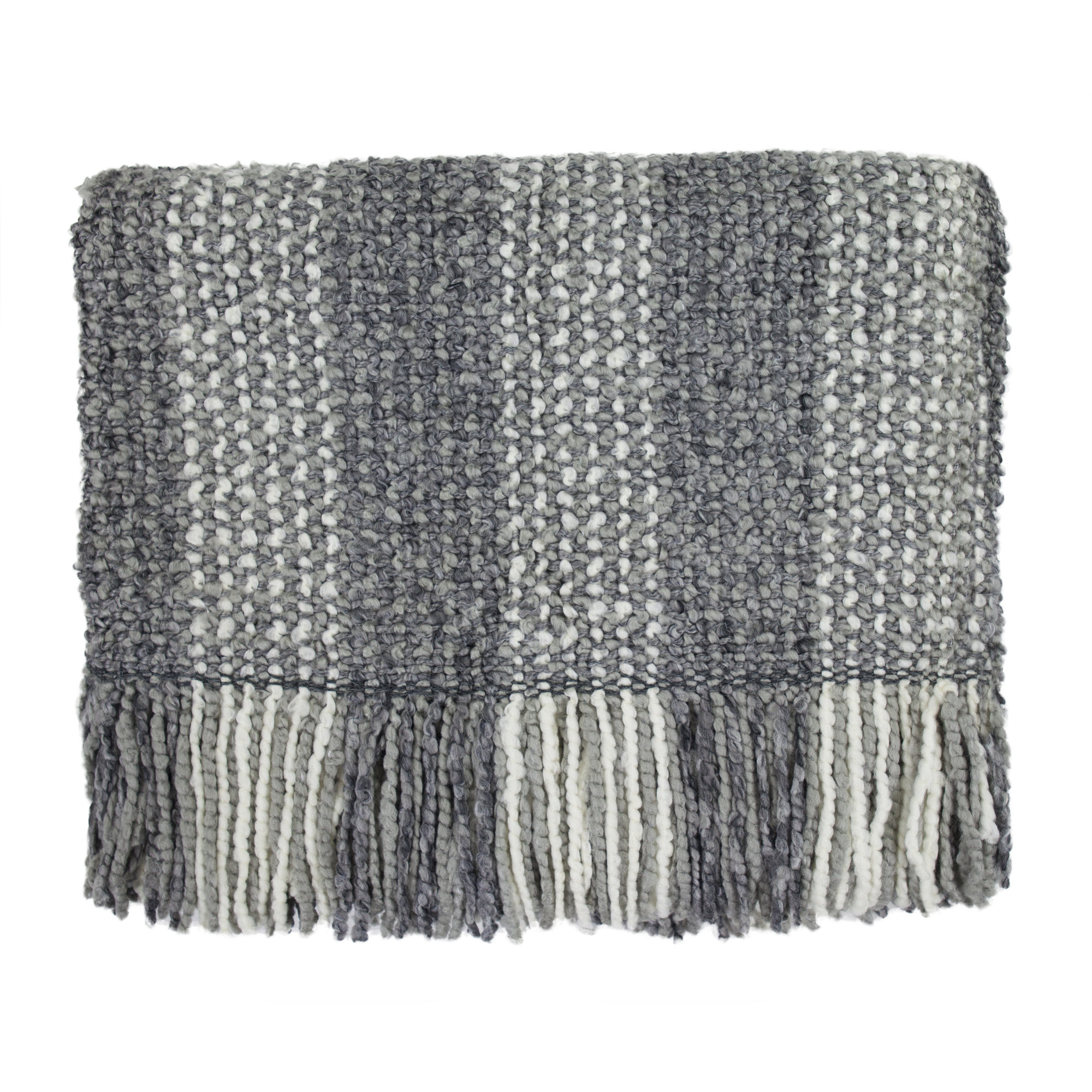 Hand Woven Throw Blanket, Smoke