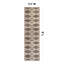 Tapis beige et brun de style sud-ouest-877088302