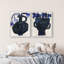 Indigo Vases Set Set by Oliver Gal-1663936923-1826241399