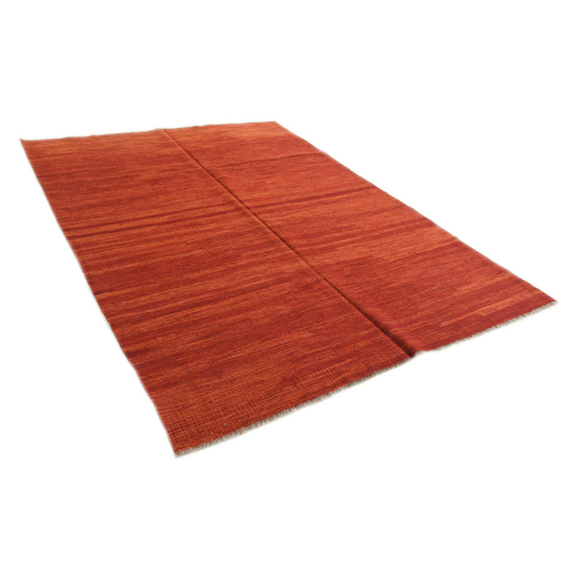 Tapis rouge rouille Orta