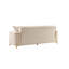 Modern Upholstered Sofa with Solid Wood Frame and Pocket Coil Cushioning
