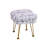 16" Wide Velvet Square Ottoman-84924230