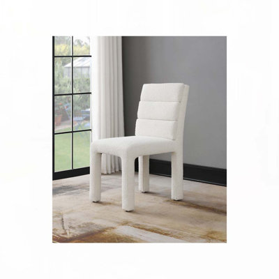 Boucle Upholstered Dining Chair