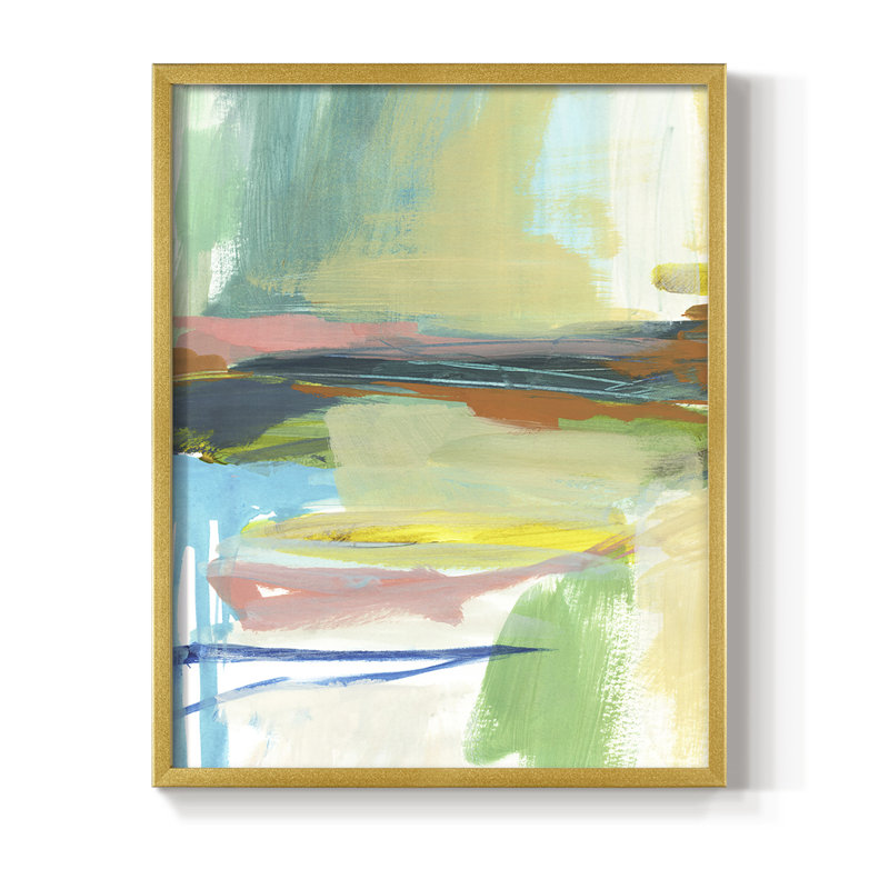 Radiant Horizon III, reproduction encadrée - bois massif, H 20 po x l 16 po
