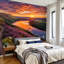 Papier peint adhésif auto-adhésif moderne pour la chambre à coucher L 69 po x l 96 po Peel and Stick