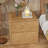 Rusict Farmhouse Wood Nightstand With 2 Drawer