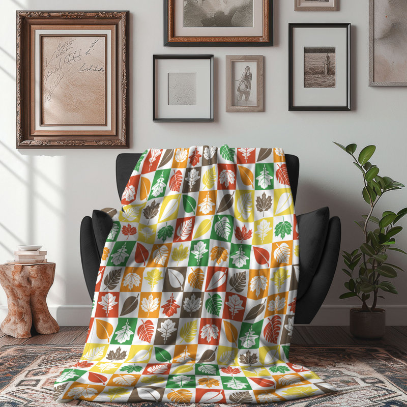 Palm Palm - couverture sherpa 1 pièce de qualité supérieure 0133, L 60 po x L 80 po