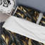Literie opulente à motif glamour noir et doré-366497422